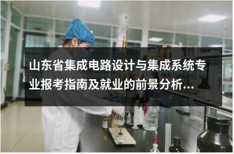山东省集成电路设计与集成系统专业报考指南及就业的前景分析 山东省优势院校推荐