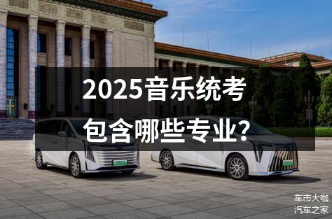 2025音乐统考包含哪些专业？