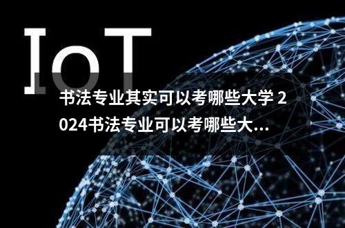书法专业其实可以考哪些大学 2024书法专业可以考哪些大学