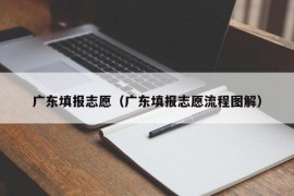 广东填报志愿（广东填报志愿流程图解）