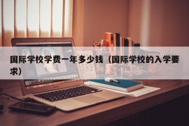 国际学校学费一年多少钱（国际学校的入学要求）