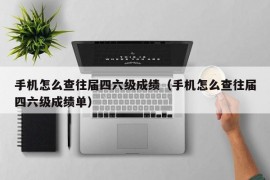 手机怎么查往届四六级成绩（手机怎么查往届四六级成绩单）