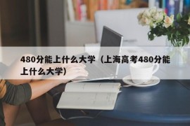 480分能上什么大学（上海高考480分能上什么大学）