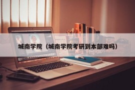 城南学院（城南学院考研到本部难吗）