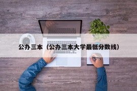 公办三本（公办三本大学最低分数线）