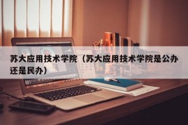 苏大应用技术学院（苏大应用技术学院是公办还是民办）