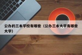 公办的三本学校有哪些（公办三本大学有哪些大学）