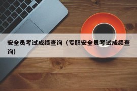 安全员考试成绩查询（专职安全员考试成绩查询）