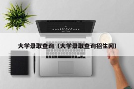 大学录取查询（大学录取查询招生网）