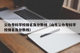 公办专科学校排名及分数线（山东公办专科学校排名及分数线）