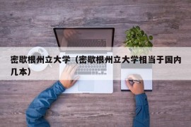 密歇根州立大学（密歇根州立大学相当于国内几本）