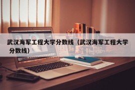 武汉海军工程大学分数线（武汉海军工程大学 分数线）