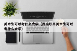 美术生可以考什么大学（湖南职高美术生可以考什么大学）