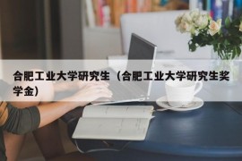 合肥工业大学研究生（合肥工业大学研究生奖学金）