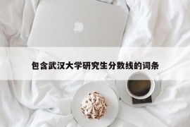 包含武汉大学研究生分数线的词条