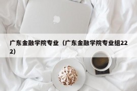 广东金融学院专业（广东金融学院专业组222）