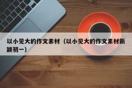 以小见大的作文素材（以小见大的作文素材新颖初一）