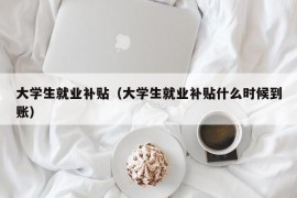 大学生就业补贴（大学生就业补贴什么时候到账）