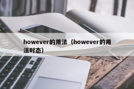 however的用法（however的用法时态）